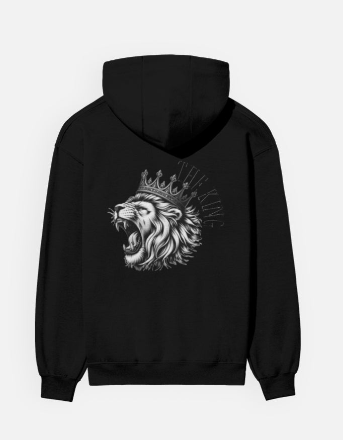 "LION-THE KING" (Full Back Cover) Hoodie