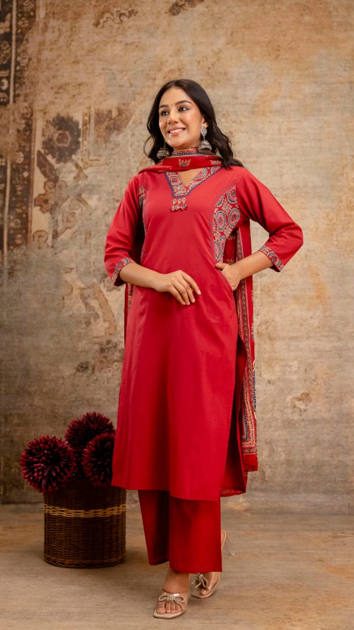 Anarkali Kurti | Heavy Hand Work Pant Malmal Dupatta  Arrival | New Summer Collection |