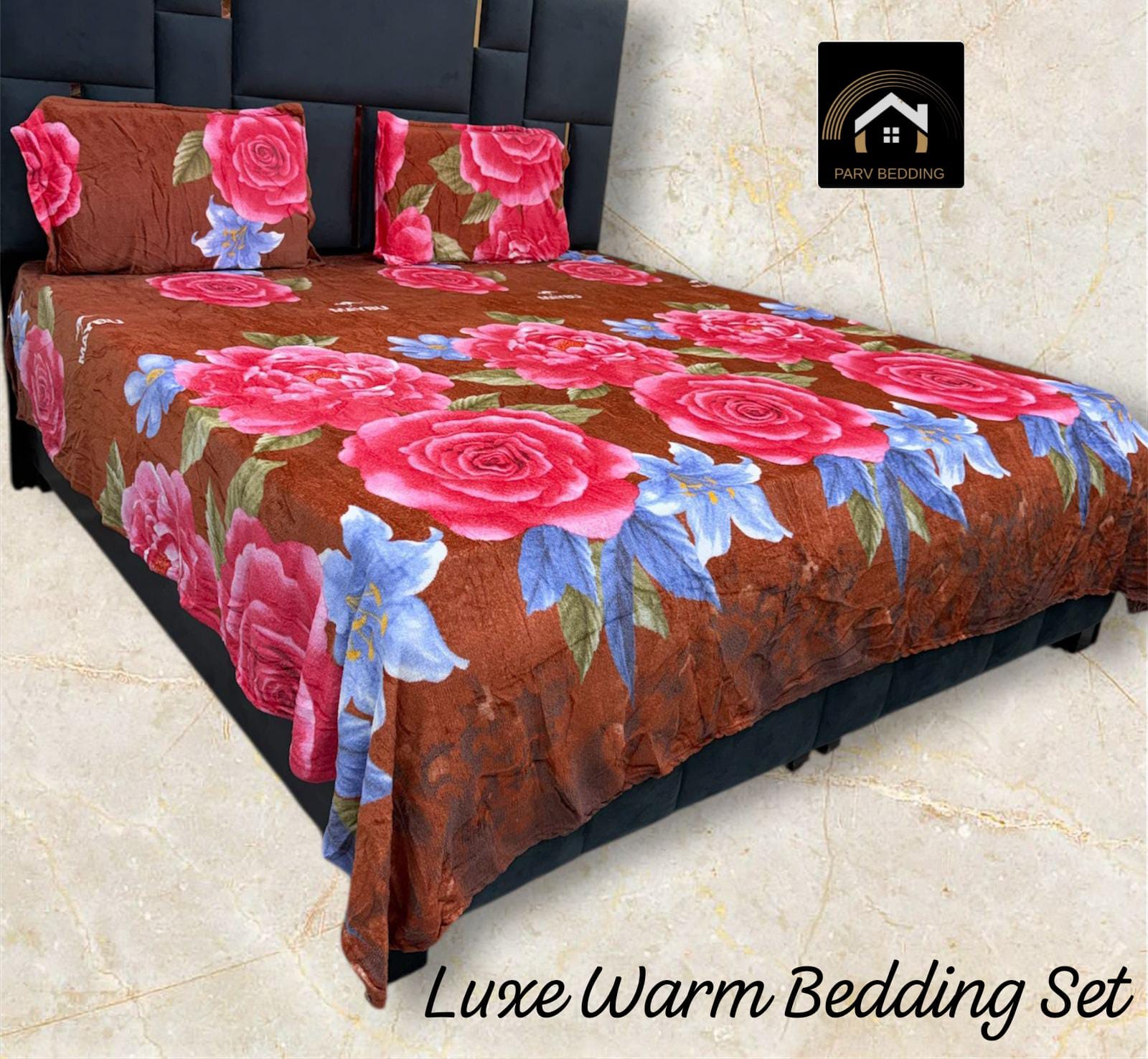 King Size Warm Flannel Bedsheet