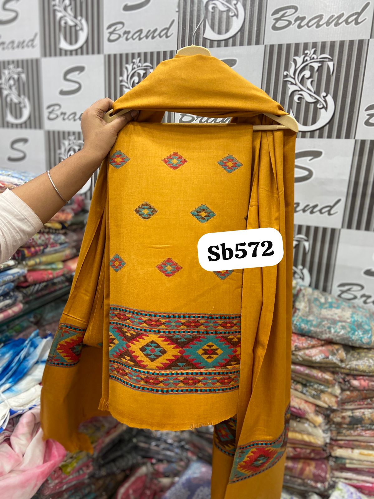 Unstitched Kullu Pashmina Suit  |